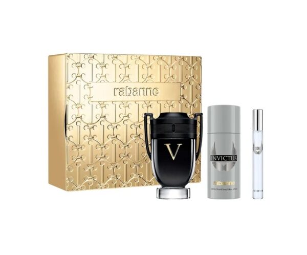 Paco Rabanne Invictus Victory Edp 100ml +deo 150ml +mg 10ml Hombre
