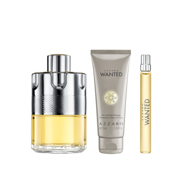 Azzaro wanted edt 100 Ml + Body Lotion 75 Ml+ Decants 10 Ml - Imagen 2