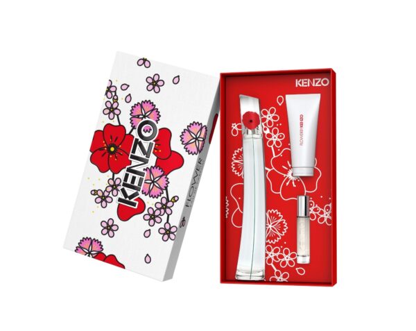 Kenzo Flower edp 100 Ml + Body Lotion 75 Ml + Decants 10 Ml