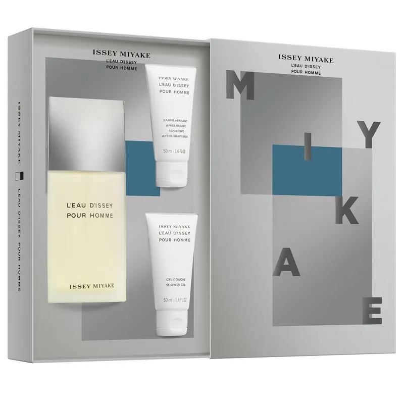 Issey Miyake L'Eau D'Issey 125 Ml EDT + 50 Ml Gel + Bálsamo 50 Ml